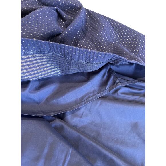 Dressed Up by Gymboree Womens Navy Metallic Silver Skirt Size 12 Length 23" Prep - Picture 8 of 9